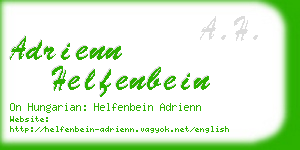 adrienn helfenbein business card